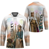 La Merce Festival Barcelona Hockey Jersey Catalan Culture Sagrada Familia Castellers