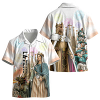 La Merce Festival Barcelona Kid Hawaiian Shirt Catalan Culture Sagrada Familia Castellers