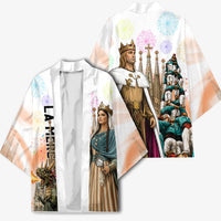 La Merce Festival Barcelona Kimono Catalan Culture Sagrada Familia Castellers