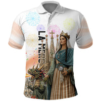 La Merce Festival Barcelona Polo Shirt Catalan Culture Sagrada Familia Castellers