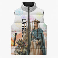 La Merce Festival Barcelona Sleeveless Puffer Jacket Catalan Culture Sagrada Familia Castellers