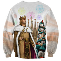 La Merce Festival Barcelona Sweatshirt Catalan Culture Sagrada Familia Castellers
