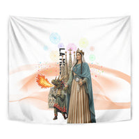 La Merce Festival Barcelona Tapestry Catalan Culture Sagrada Familia Castellers