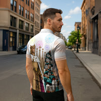 La Merce Festival Barcelona Zipper Polo Shirt Catalan Culture Sagrada Familia Castellers