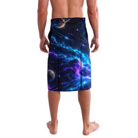Cat Riding Shark In Space Lavalava Funny Cosmic Laser Cat And Shark Surreal Sci-Fi