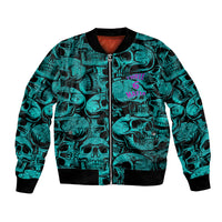 Three 6 Mafia Skull Bomber Jacket Three 6 Mafia - Wonder Print Shop