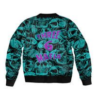 Three 6 Mafia Skull Bomber Jacket Three 6 Mafia - Wonder Print Shop