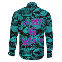 Three 6 Mafia Skull Family Matching Summer Maxi Dress and Hawaiian Shirt Three 6 Mafia - Wonder Print Shop