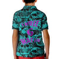 Three 6 Mafia Skull Kid Polo Shirt Three 6 Mafia - Wonder Print Shop
