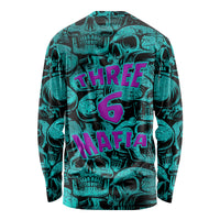 Three 6 Mafia Skull Long Sleeve Shirt Three 6 Mafia - Wonder Print Shop