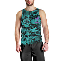 Three 6 Mafia Skull Men Tank Top Three 6 Mafia - Wonder Print Shop