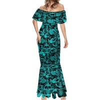 Three 6 Mafia Skull Mermaid Dress Three 6 Mafia - Wonder Print Shop