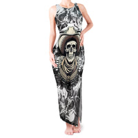 Skull Cowboy Tank Maxi Dress Out Law - Wonder Print Shop