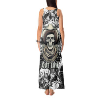 Skull Cowboy Tank Maxi Dress Out Law - Wonder Print Shop