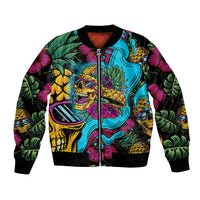 Pineapple Skull Bomber Jacket Sumer Time - Wonder Print Shop