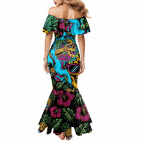 Pineapple Skull Mermaid Dress Sumer Time - Wonder Print Shop