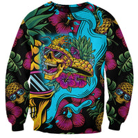 Pineapple Skull Sweatshirt Sumer Time - Wonder Print Shop
