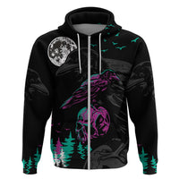 Crow Skull Hoodie My Mascot Is The A Crow - Wonder Print Shop