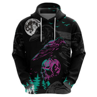 Crow Skull Hoodie My Mascot Is The A Crow - Wonder Print Shop