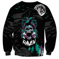 Crow Skull Sweatshirt My Mascot Is The A Crow - Wonder Print Shop