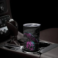 Crow Skull Tumbler Cup My Mascot Is The A Crow - Wonder Print Shop