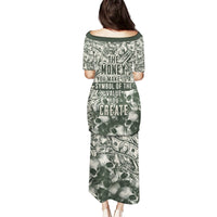 Skull Money Family Matching Puletasi Dress and Hawaiian Shirt The Money You Make Is A Symbol - Wonder Print Shop