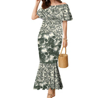 Skull Money Mermaid Dress The Money You Make Is A Symbol - Wonder Print Shop