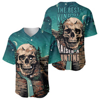 Skull Hunt Baseball Jersey The Best Kine Of Raiser A Hunting - Wonder Print Shop