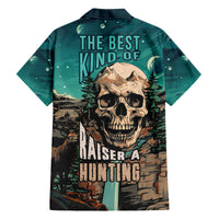 Skull Hunt Kid Hawaiian Shirt The Best Kine Of Raiser A Hunting - Wonder Print Shop