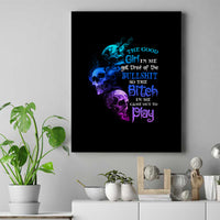 The Good Girl In Me Got Tired Canvas Wall Art - Wonder Print Shop