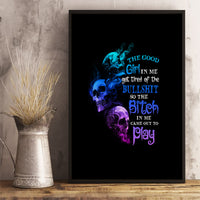 The Good Girl In Me Got Tired Canvas Wall Art - Wonder Print Shop