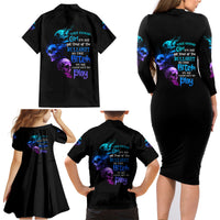 The Good Girl In Me Got Tired Family Matching Long Sleeve Bodycon Dress and Hawaiian Shirt - Wonder Print Shop