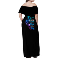 The Good Girl In Me Got Tired Family Matching Off Shoulder Maxi Dress and Hawaiian Shirt - Wonder Print Shop