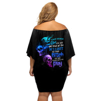 The Good Girl In Me Got Tired Family Matching Off Shoulder Short Dress and Hawaiian Shirt - Wonder Print Shop