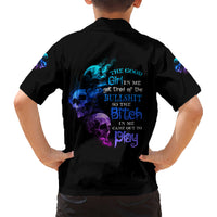 The Good Girl In Me Got Tired Kid Hawaiian Shirt - Wonder Print Shop