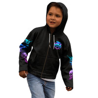 The Good Girl In Me Got Tired Kid Hoodie - Wonder Print Shop