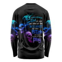 The Good Girl In Me Got Tired Long Sleeve Shirt - Wonder Print Shop