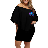 The Good Girl In Me Got Tired Off Shoulder Short Dress - Wonder Print Shop