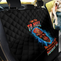 I Can't Go To Hell Thunder Skull Back Car Seat Cover - Wonder Print Shop