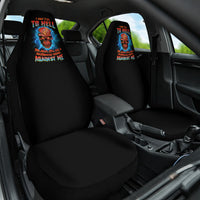 I Can't Go To Hell Thunder Skull Car Seat Cover - Wonder Print Shop