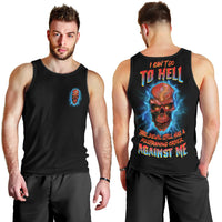 I Can't Go To Hell Thunder Skull Men Tank Top - Wonder Print Shop