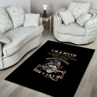 I'm A B Don't Try Me Area Rug - Wonder Print Shop