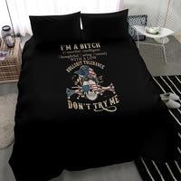 I'm A B Don't Try Me Bedding Set - Wonder Print Shop
