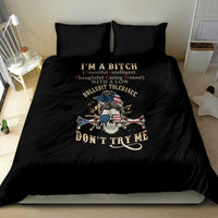 I'm A B Don't Try Me Bedding Set - Wonder Print Shop