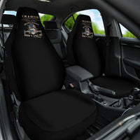 I'm A B Don't Try Me Car Seat Cover - Wonder Print Shop