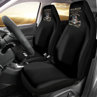 I'm A B Don't Try Me Car Seat Cover - Wonder Print Shop
