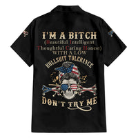 I'm A B Don't Try Me Family Matching Puletasi Dress and Hawaiian Shirt - Wonder Print Shop