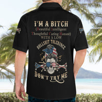 I'm A B Don't Try Me Hawaiian Shirt - Wonder Print Shop