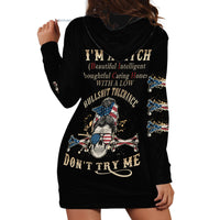 I'm A B Don't Try Me Hoodie Dress - Wonder Print Shop