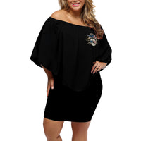 I'm A B Don't Try Me Off Shoulder Short Dress - Wonder Print Shop